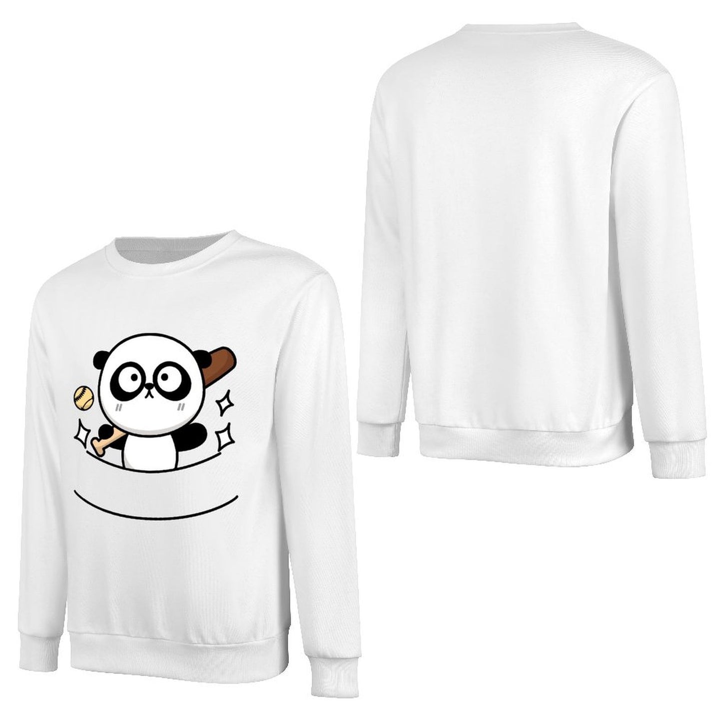 Front Patterned Long Sleeve TopSharp Unisex