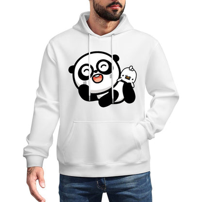 Solid DailyFit Front Graphic Hoodies