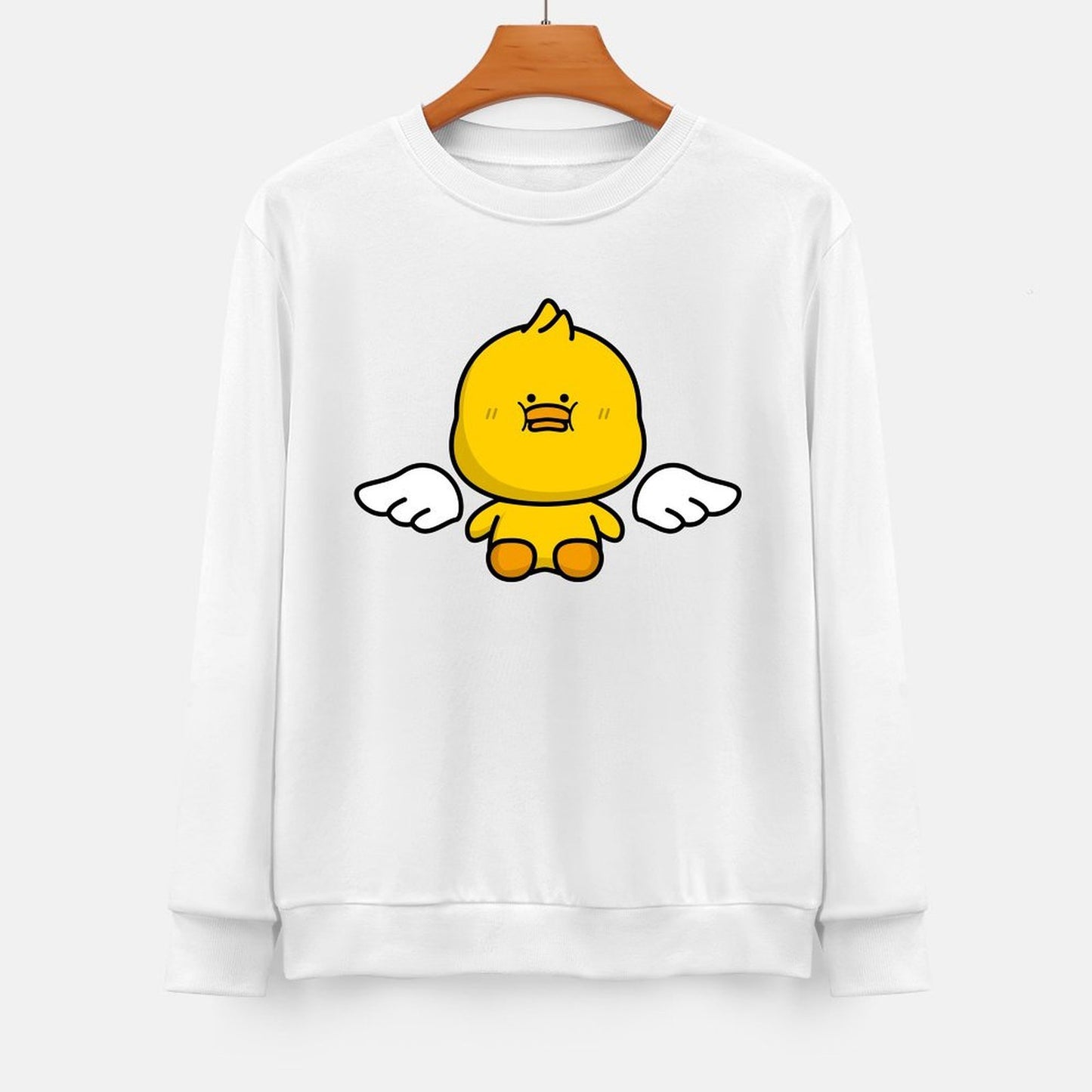 Front Patterned Long Sleeve TopMade-to-Order Fade-Proof