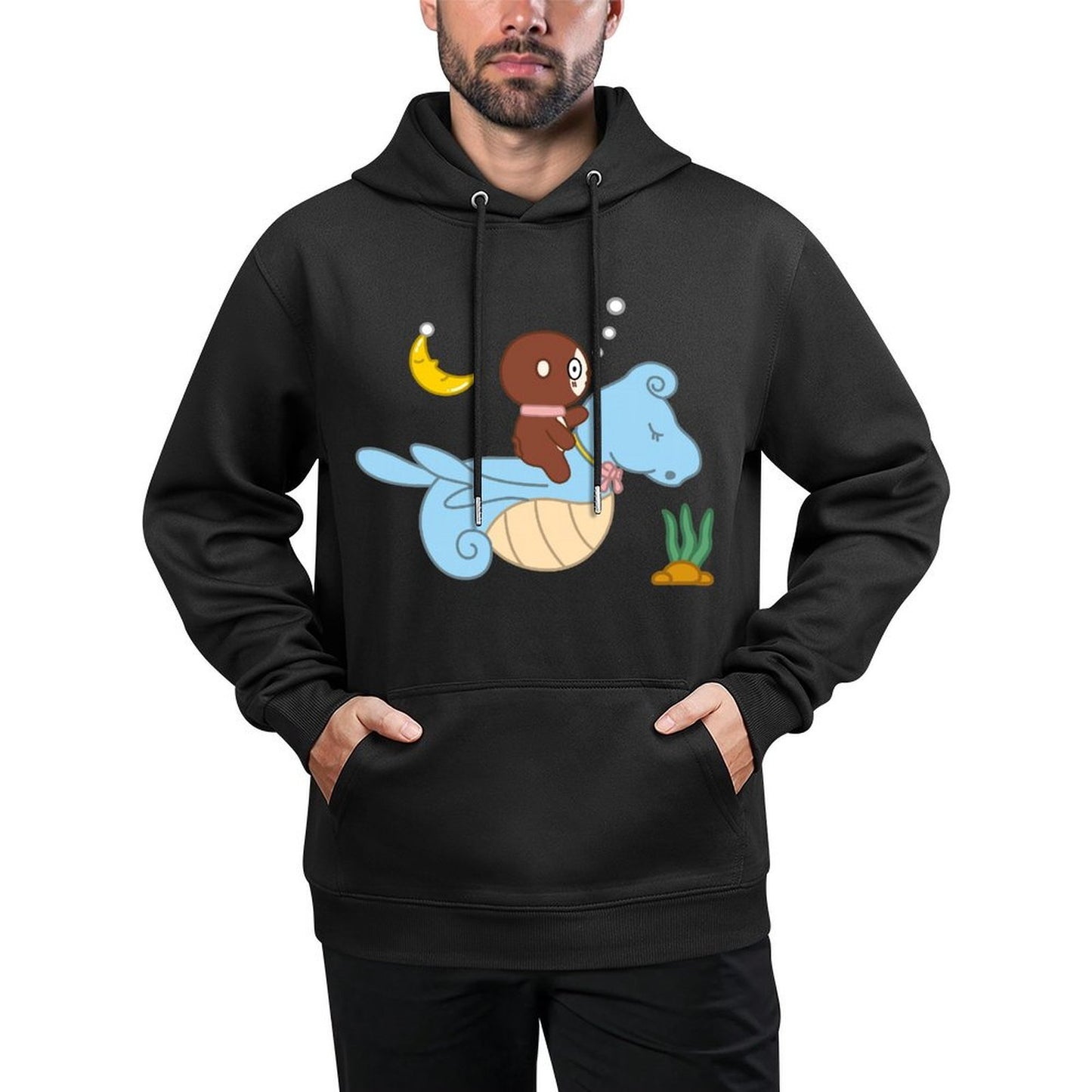 IPBR 250g Hooded Pocket Sweatshirt Front GraphicMen's Hooded  Sweatshirt4001517
