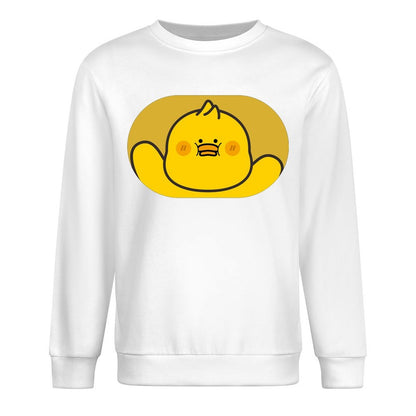 Front Patterned Long Sleeve TopStreet Easy-Care