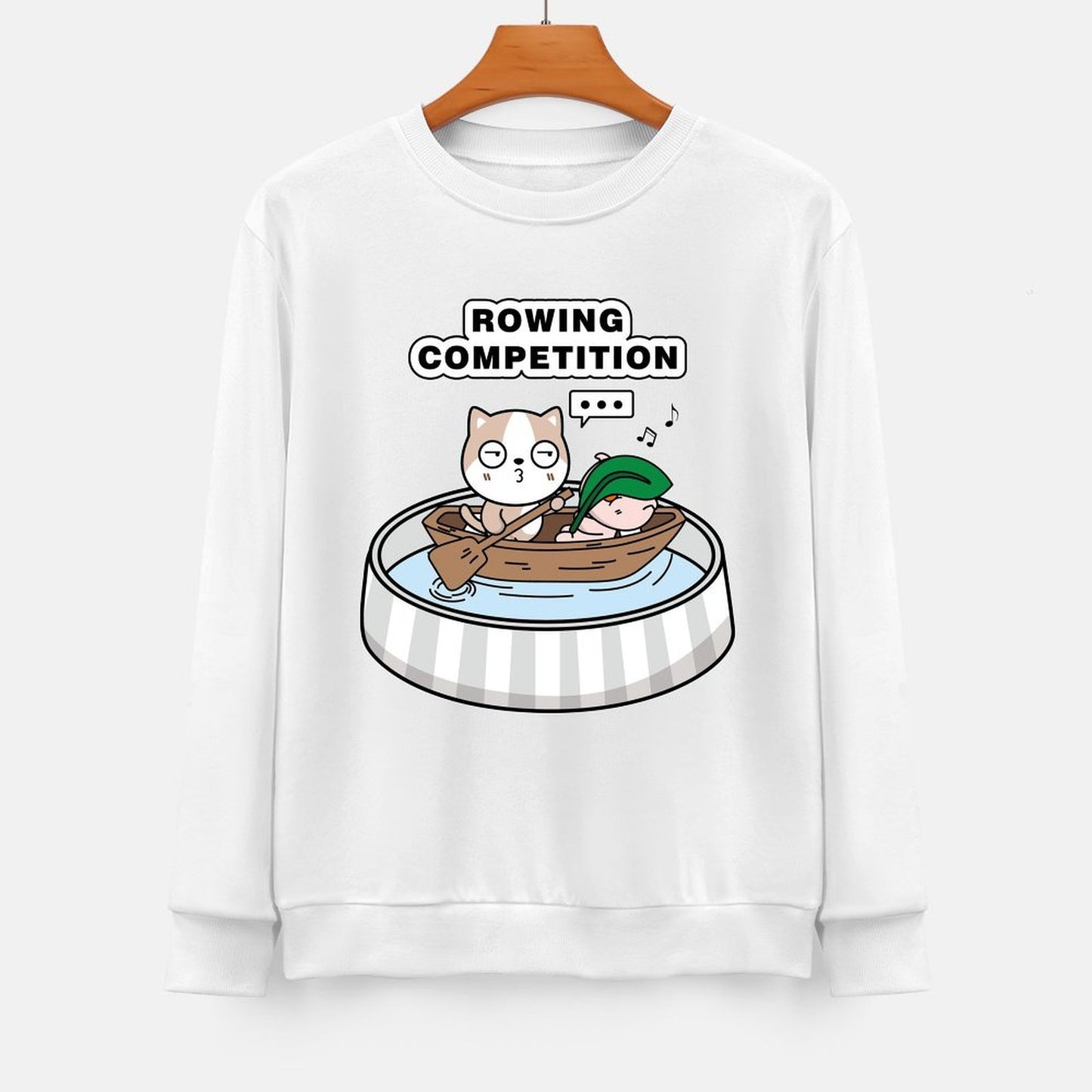 Front Patterned Long Sleeve TopOutdoor Colorfast