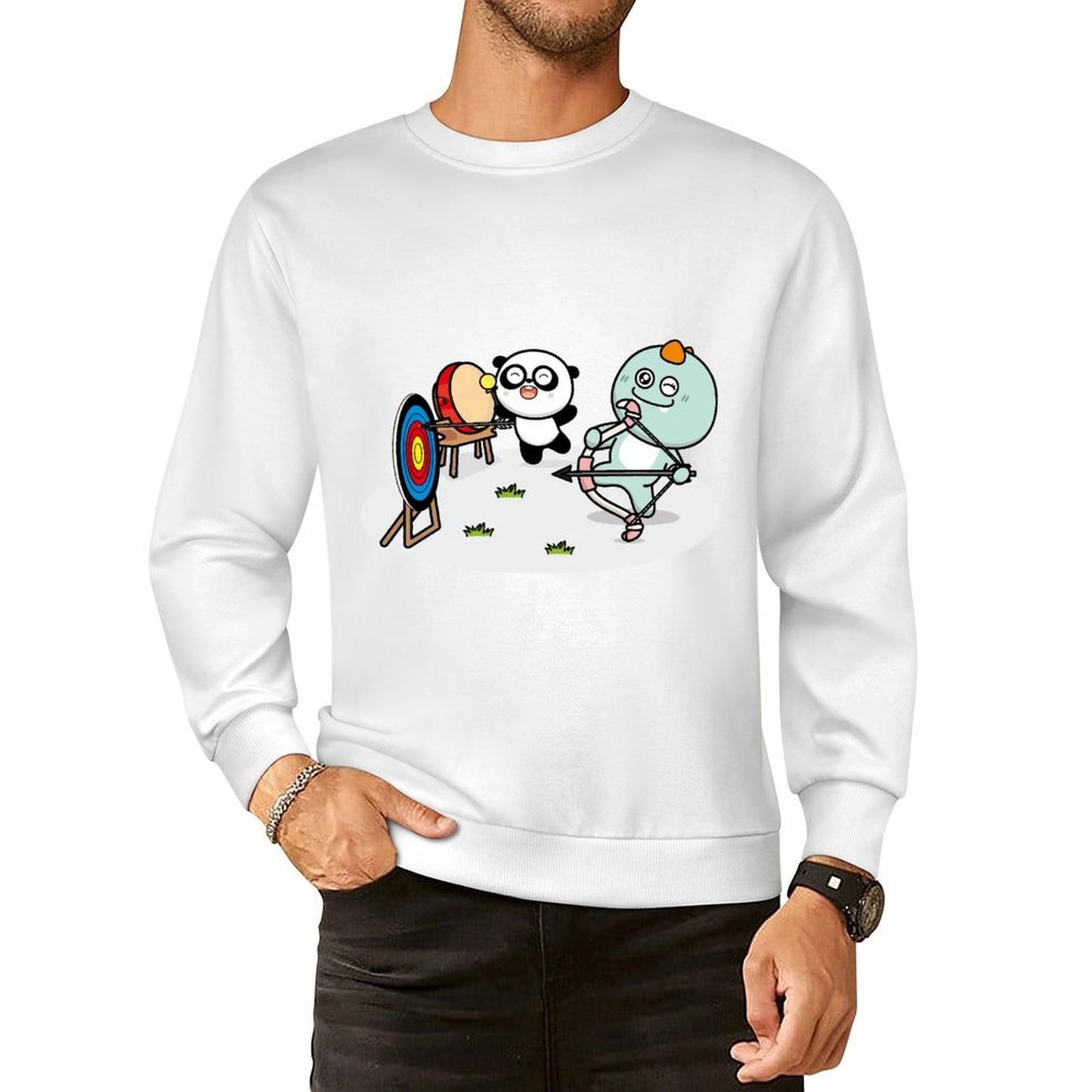 Front Patterned Long Sleeve TopStreetFit Street