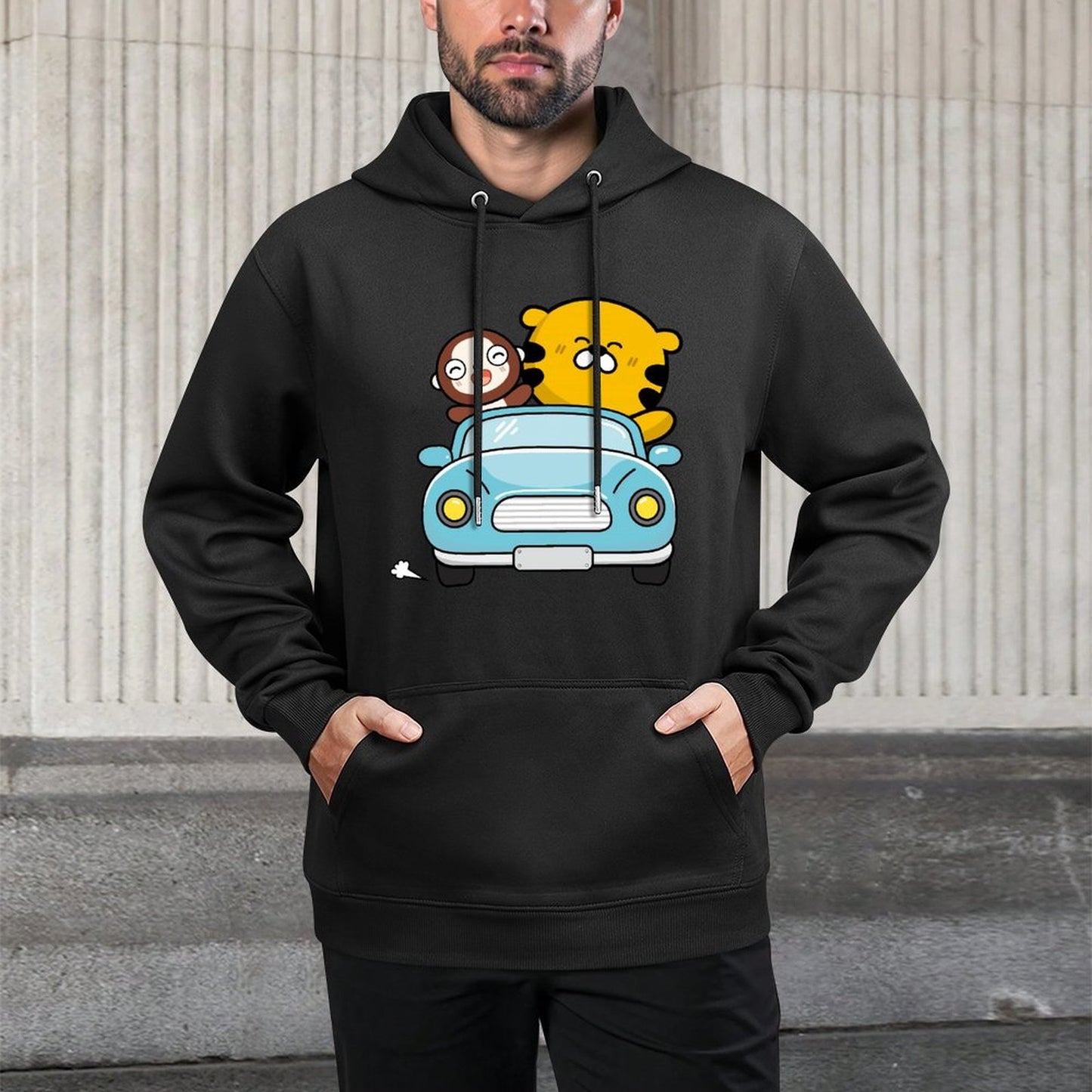 SmoothWear Refined Front Graphic Hoodies