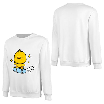 Front Patterned Long Sleeve TopFade-Proof ComfortLine