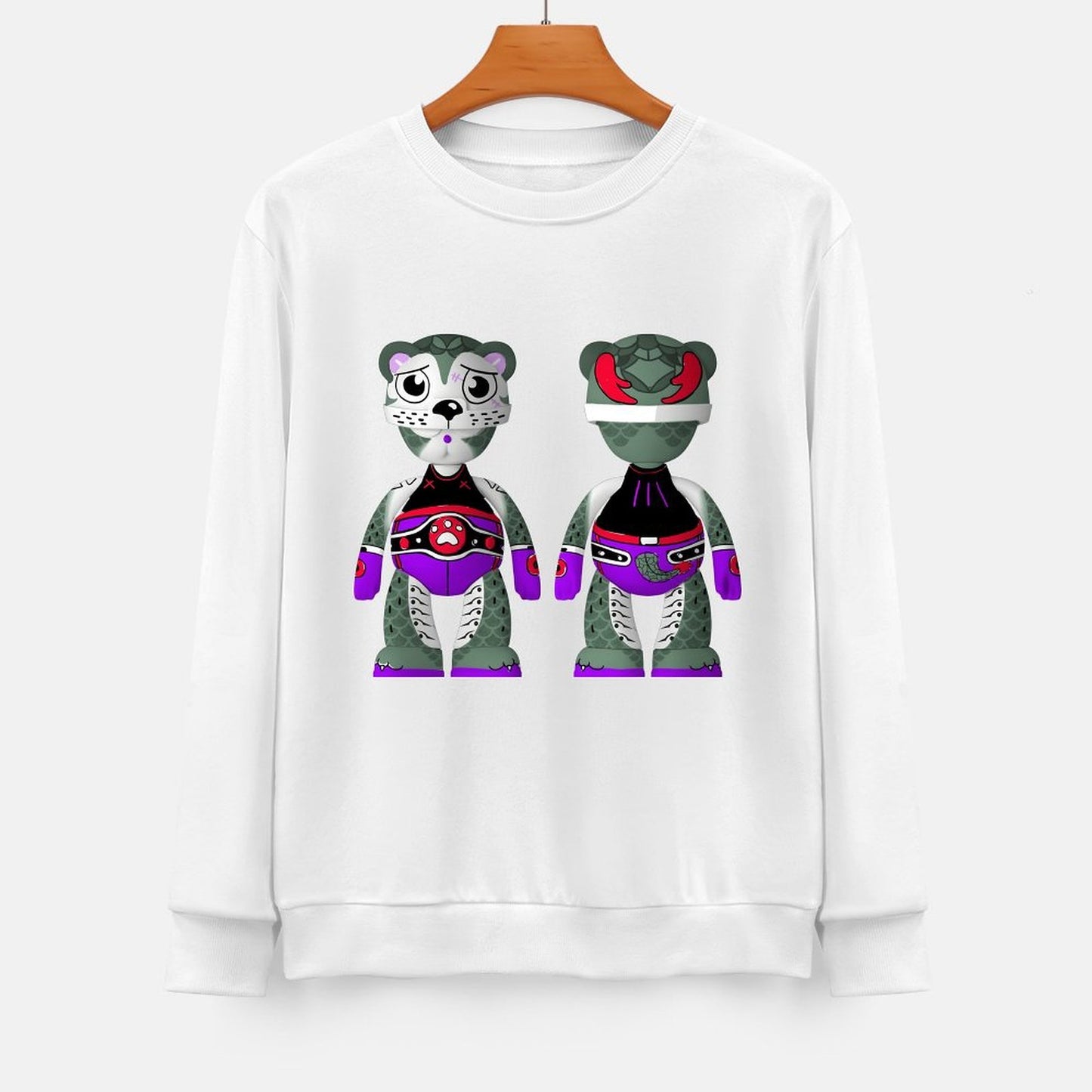 Long Sleeve With Front PatternMidweight RelaxFit