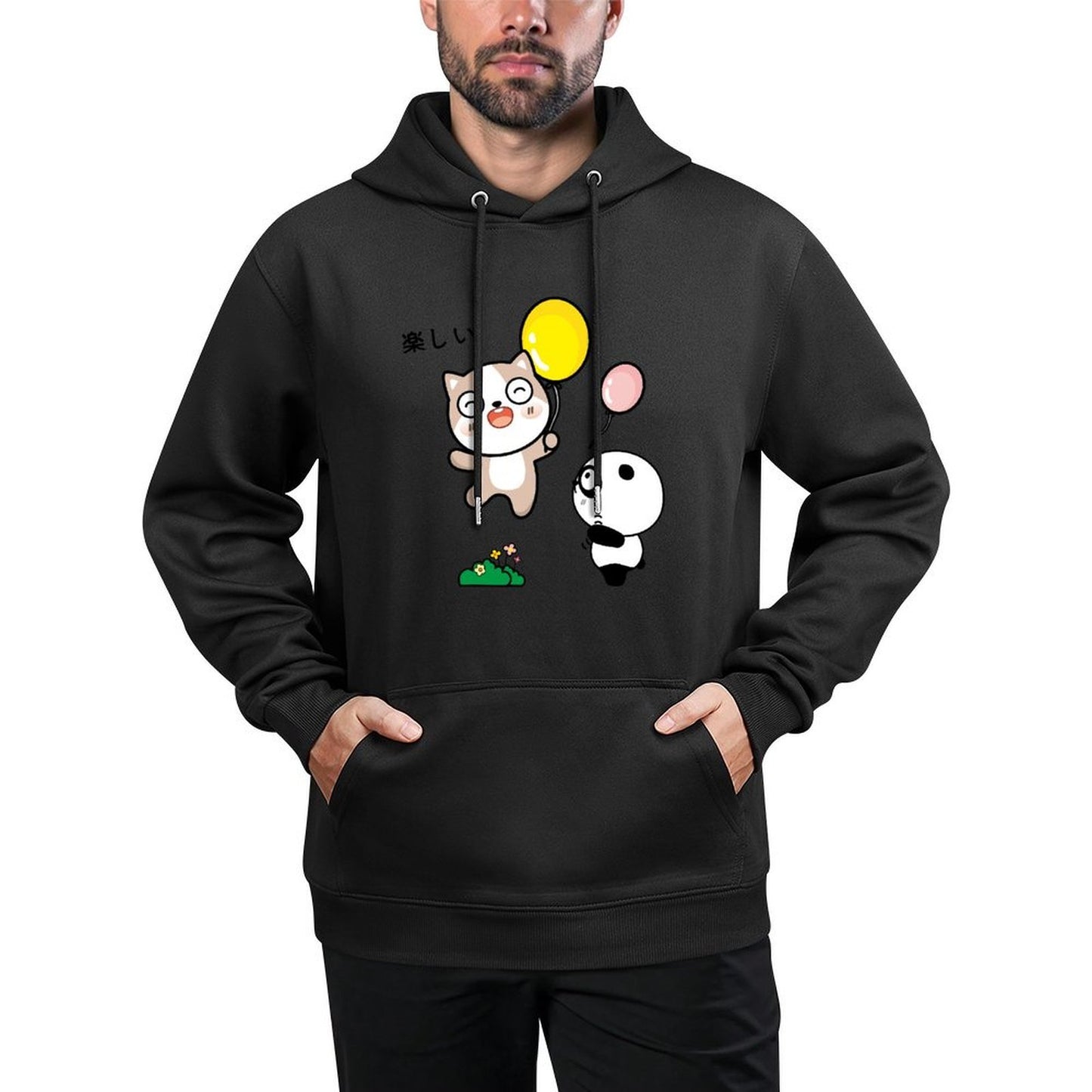 IPBR 250g Hooded Pocket Sweatshirt Front GraphicMen's Hooded  Sweatshirt4001461
