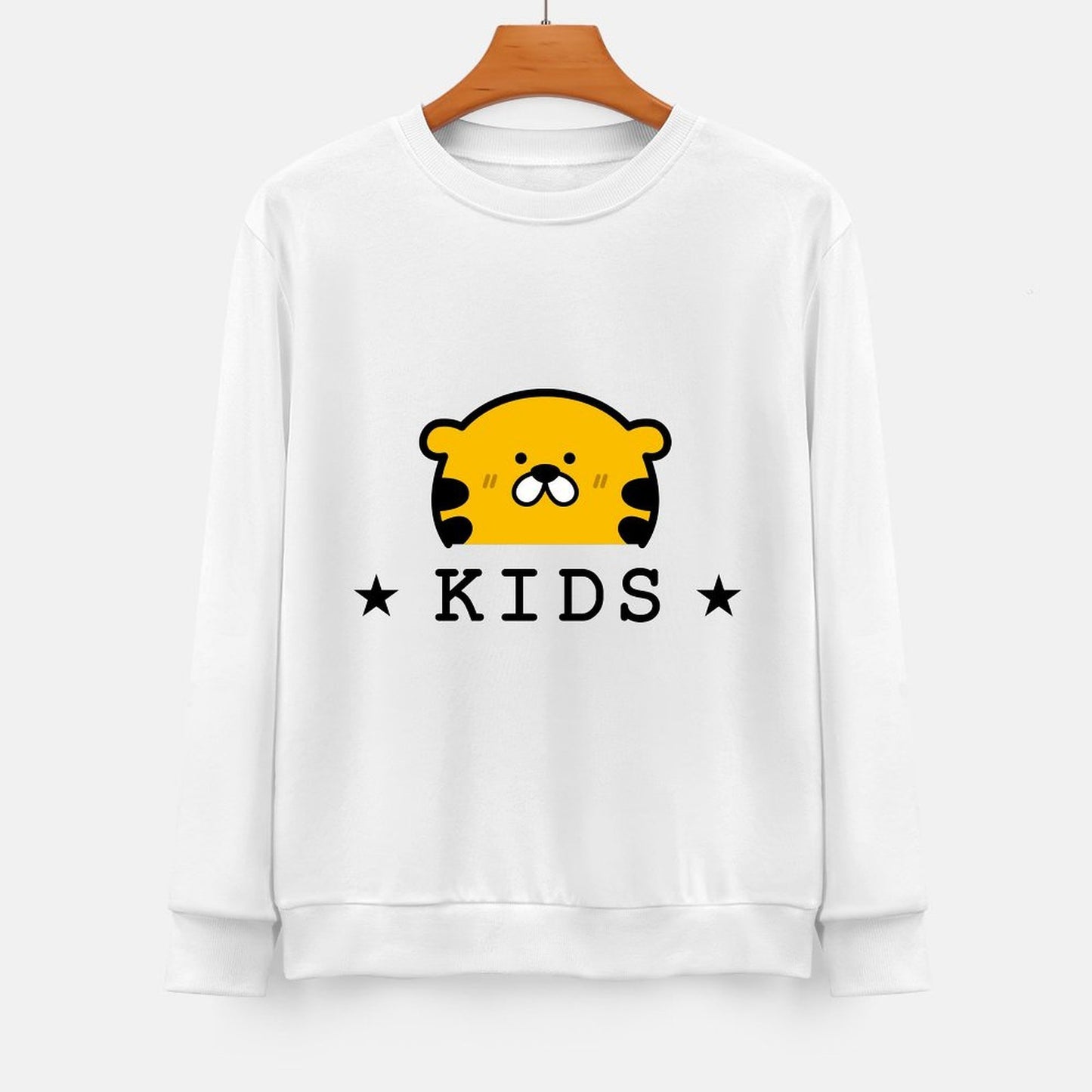 Front Patterned Long Sleeve TopBasicSeries ComfortFit