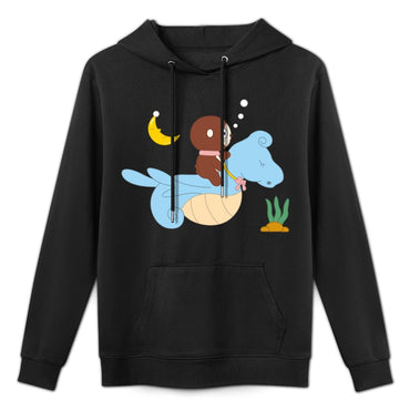 ModernFit Cotton Front Graphic Hoodies
