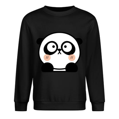 Front Patterned Long Sleeve TopClean Edges Printed