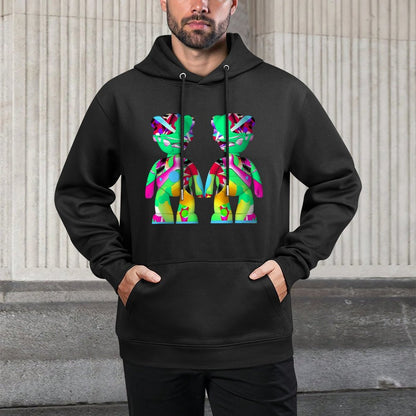 Hoodie Front PatternSolid Moisture-Wicking