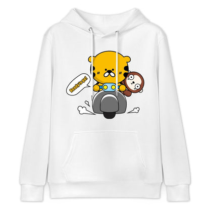 Simple Chill Front Graphic Hoodies