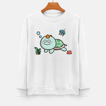 Front Patterned Long Sleeve TopMoisture-Wicking Logo-Ready