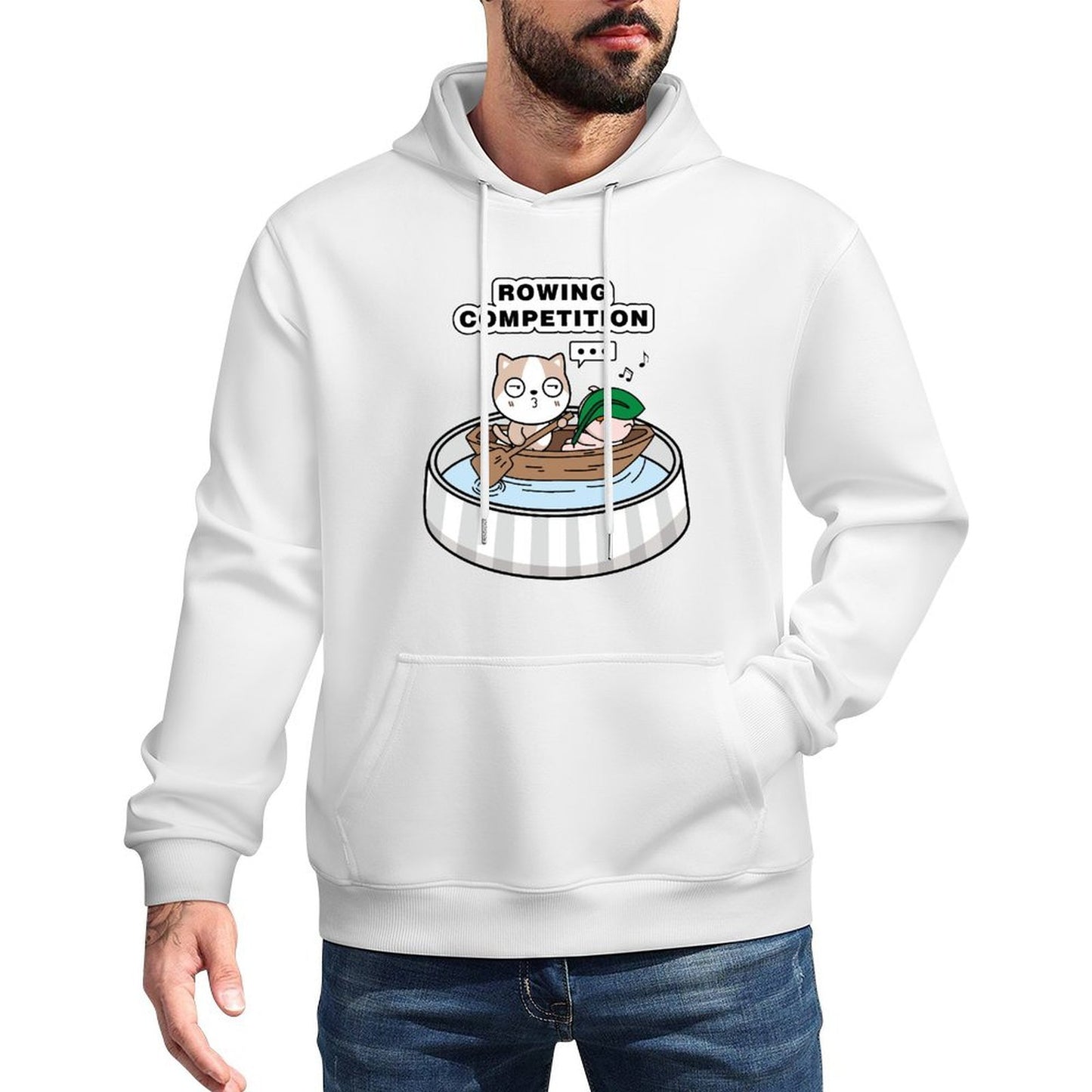 IPBR 250g Hooded Pocket Sweatshirt Front GraphicMen's Hooded  Sweatshirt4000998