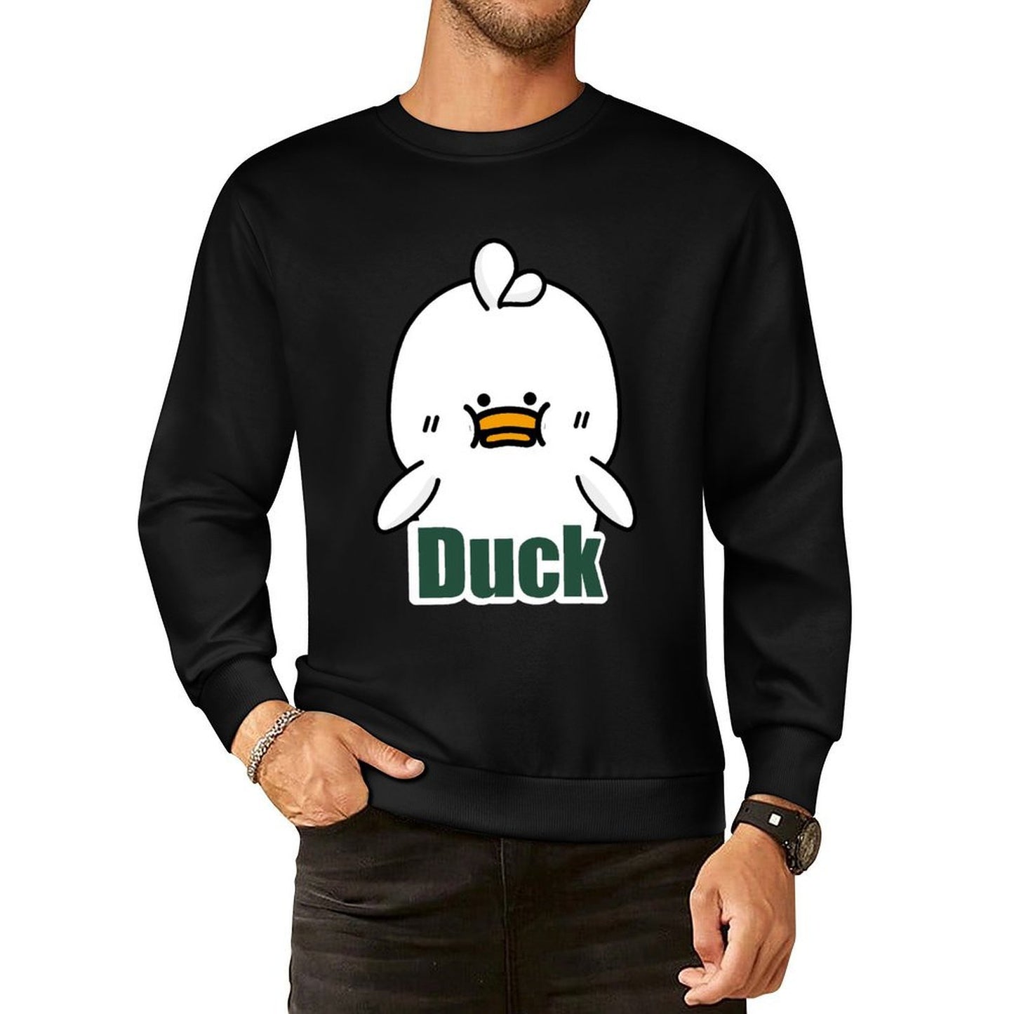 Front Patterned Long Sleeve TopBreathable Recycled