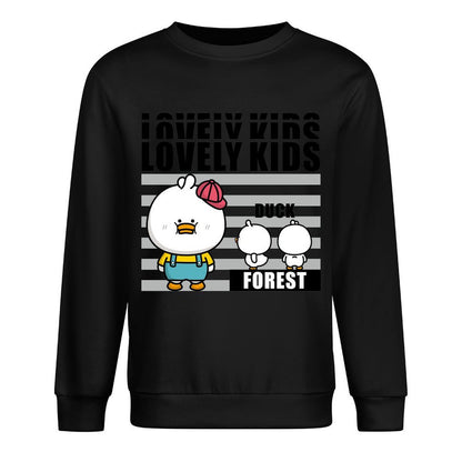 Front Patterned Long Sleeve TopWrinkle-Free Simple