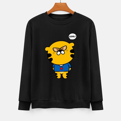  Front Patterned Long Sleeve TopRecycled Relaxed