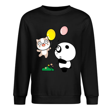 Front Patterned Long Sleeve TopStudio Classic Fit