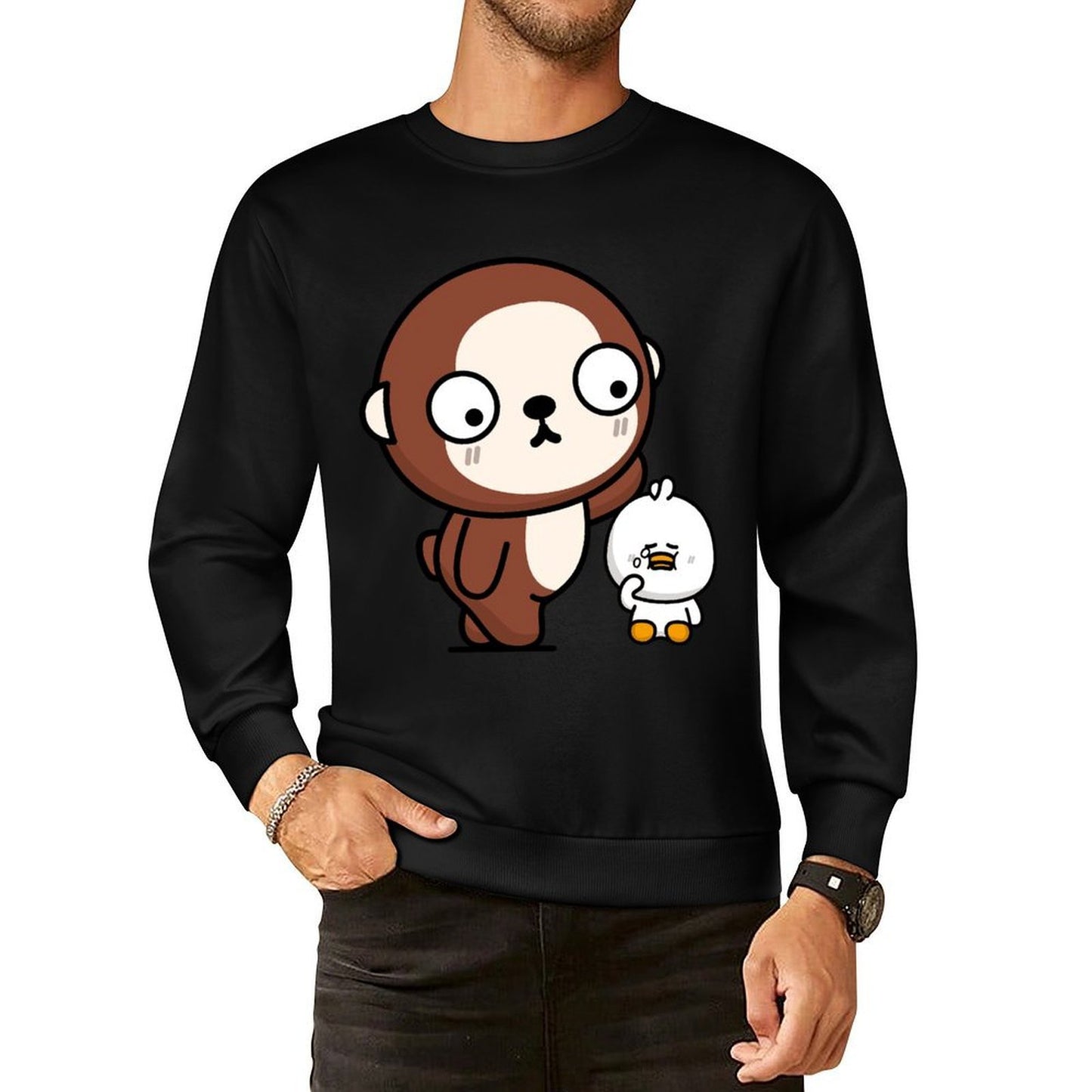 IPBR 250g Crew Neck Long Sleeve Sweatshirt Front GraphicCrew Neck Long Sleeve Sweatshirt4000231