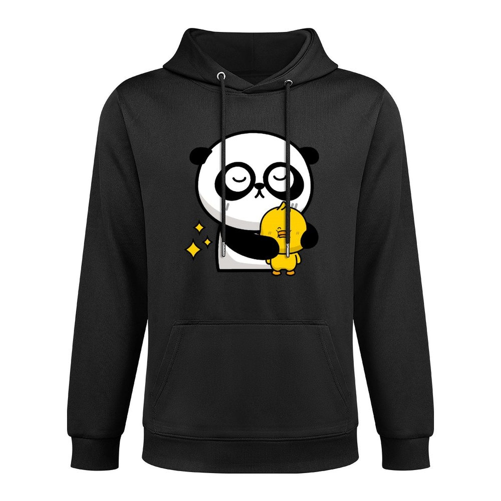 Signature Crew Neck Front Graphic Hoodies