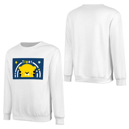 Front Patterned Long Sleeve TopSoftFeel Modern