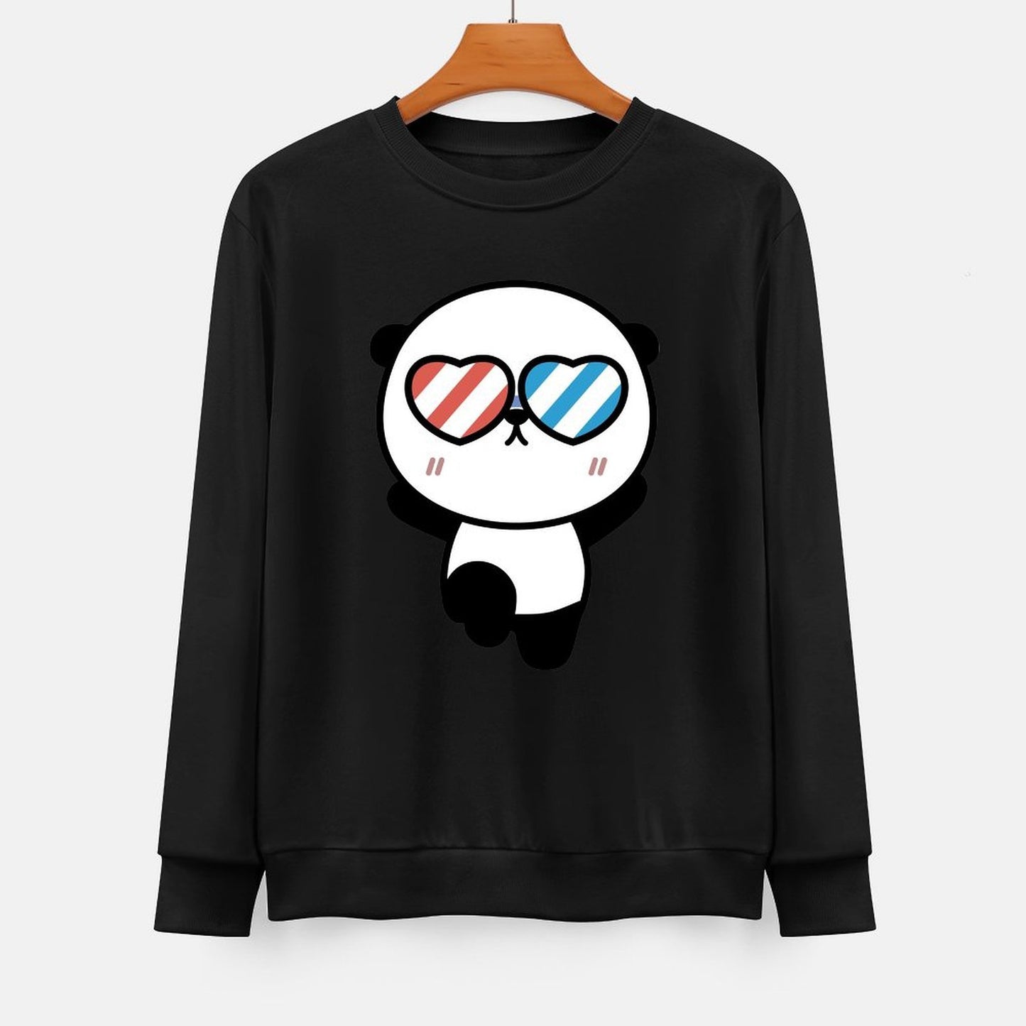  Front Patterned Long Sleeve TopLifestyle Double-Stitched