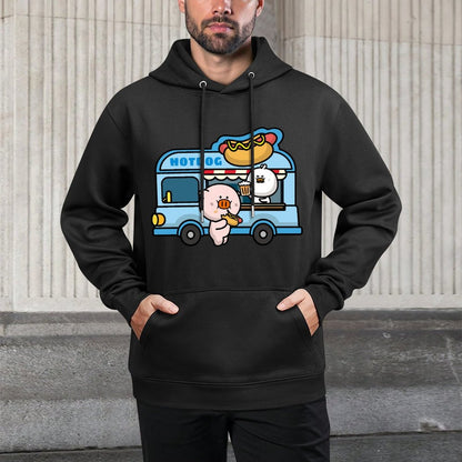 IPBR 250g Hooded Pocket Sweatshirt Front GraphicMen's Hooded  Sweatshirt4000048