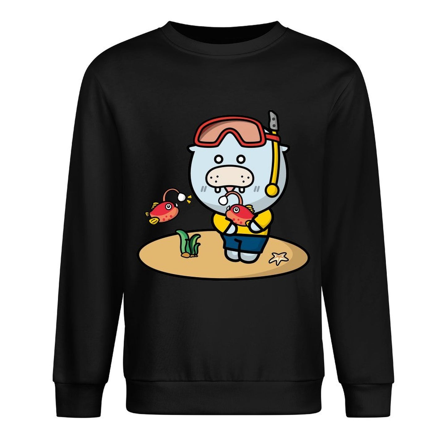 Front Patterned Long Sleeve Top Studio YearRound