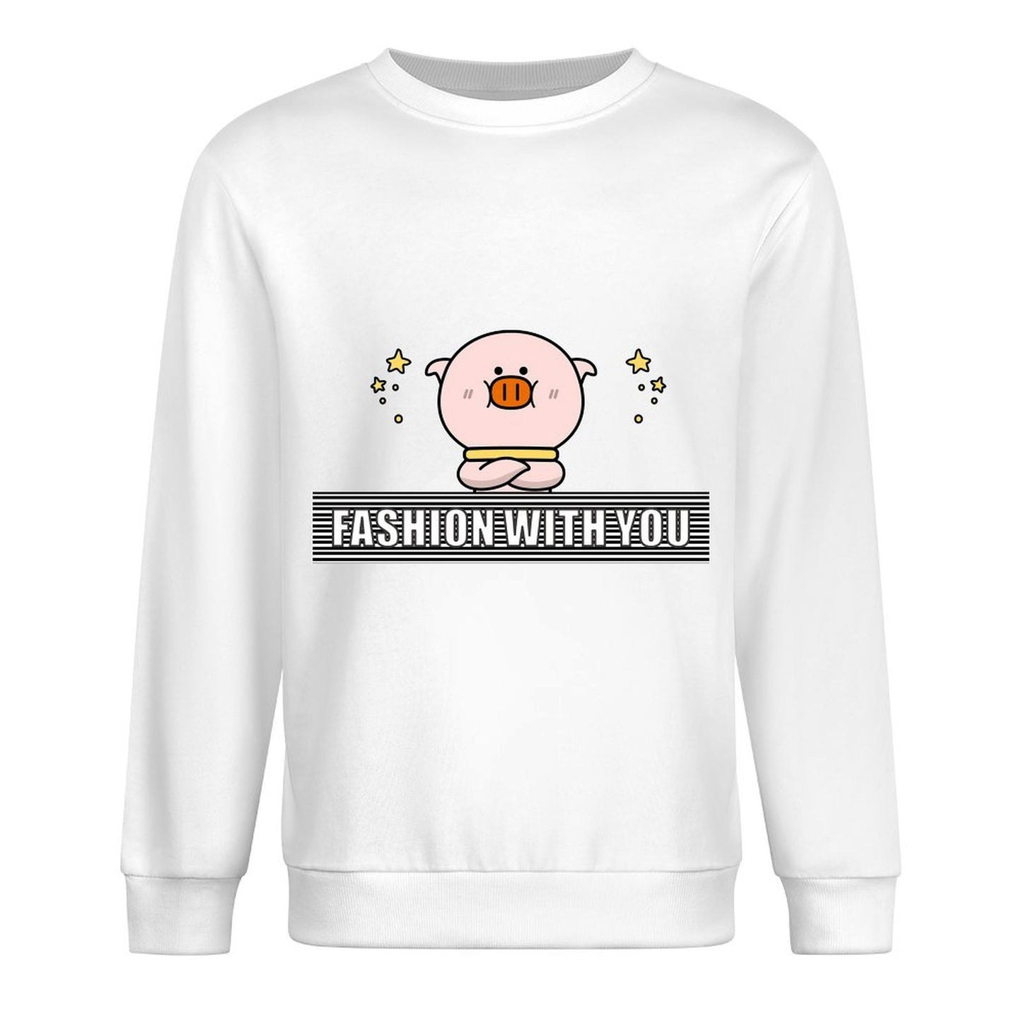 Front Patterned Long Sleeve TopEco-Conscious Eco / Sustainable