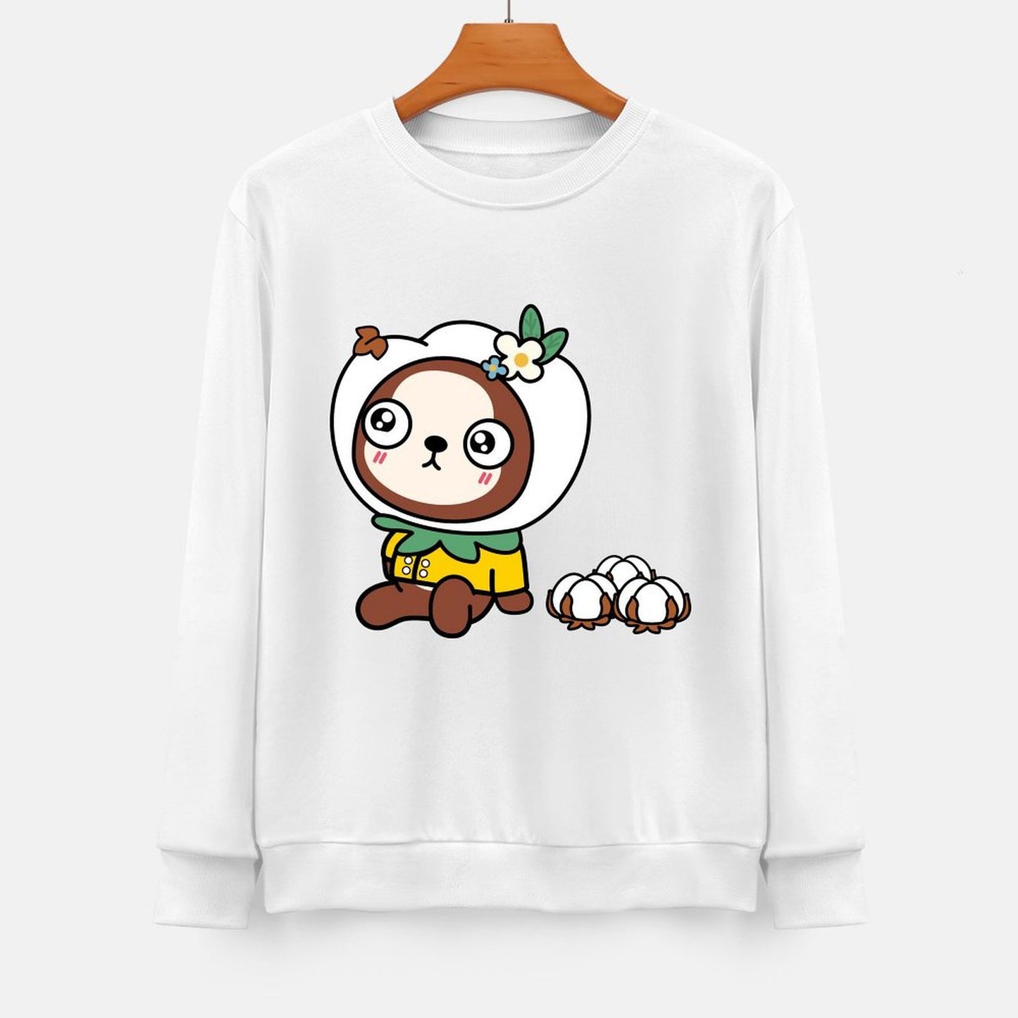 Front Patterned Long Sleeve TopSoftWear PureStyle