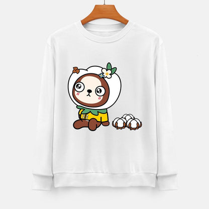 Front Patterned Long Sleeve TopSoftWear PureStyle