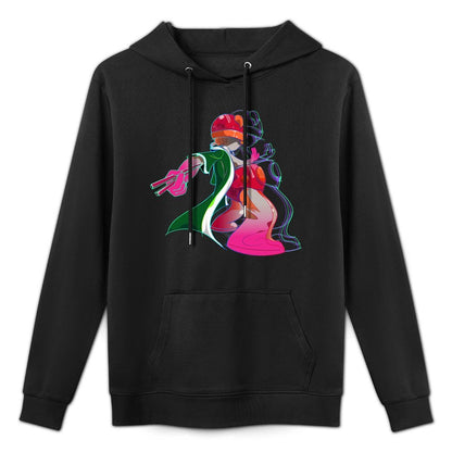 IPIB 250g Hooded Pocket Sweatshirt Front GraphicMen's Hooded  Sweatshirt6000009-4