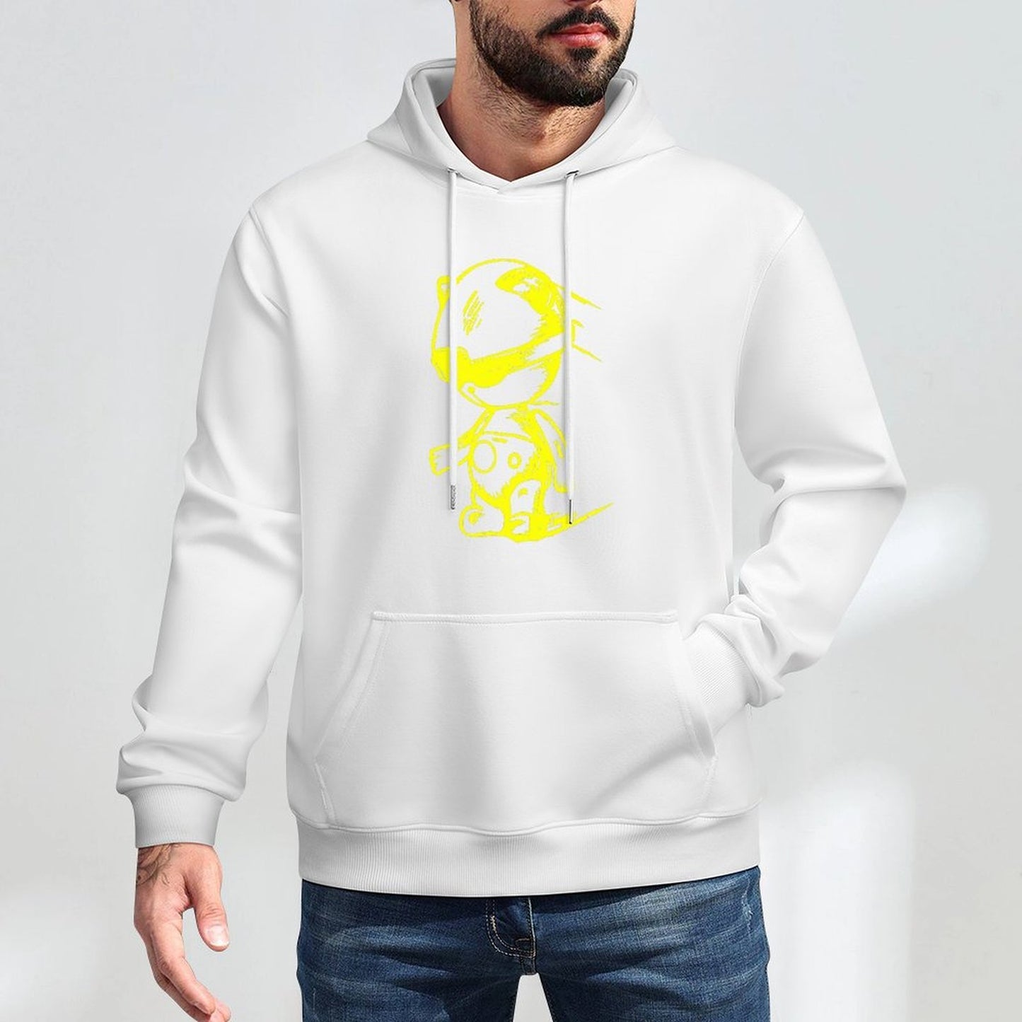 Hoodie Front PatternSoftLine Print-Ready