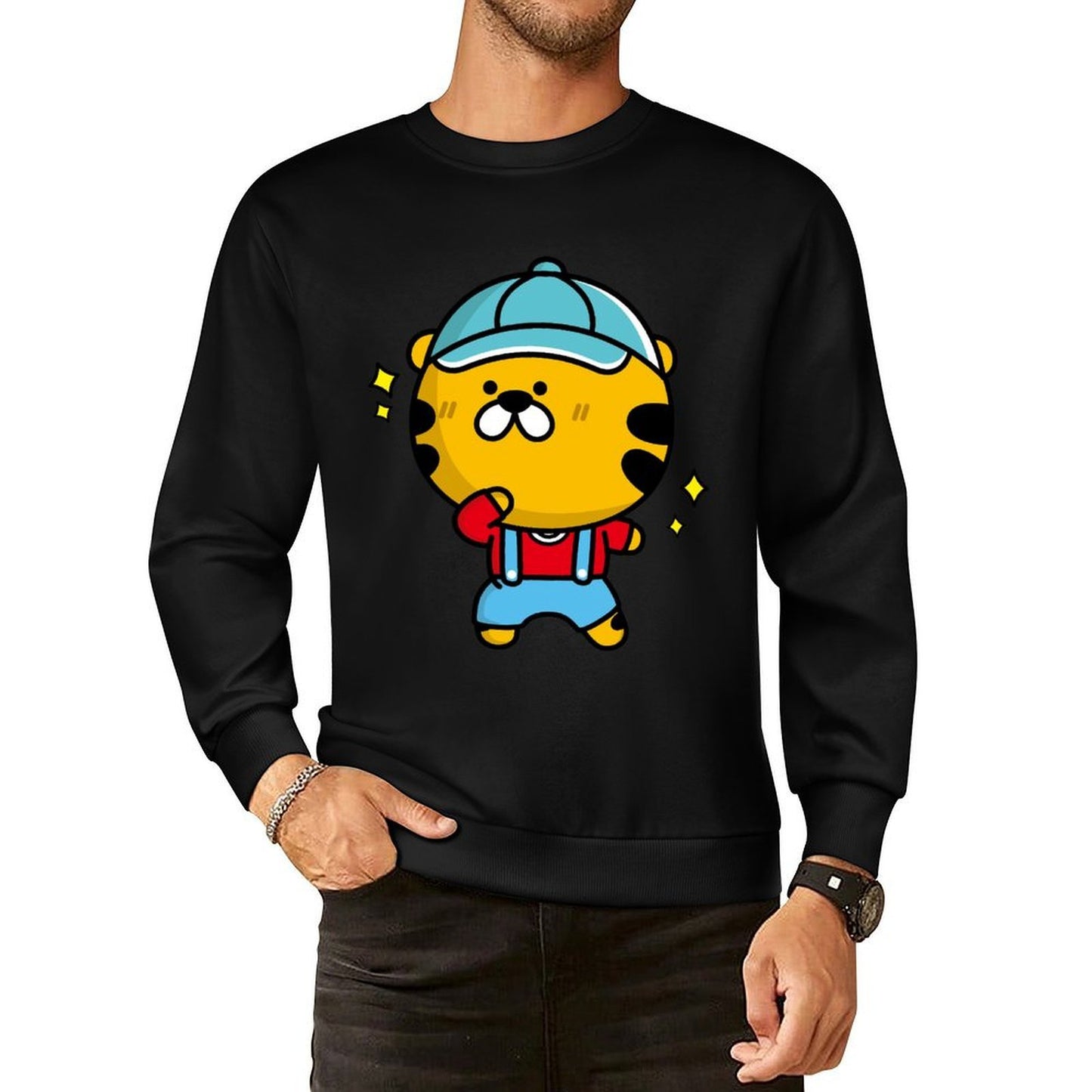 IPBR 250g Crew Neck Long Sleeve Sweatshirt Front GraphicCrew Neck Long Sleeve Sweatshirt4001629