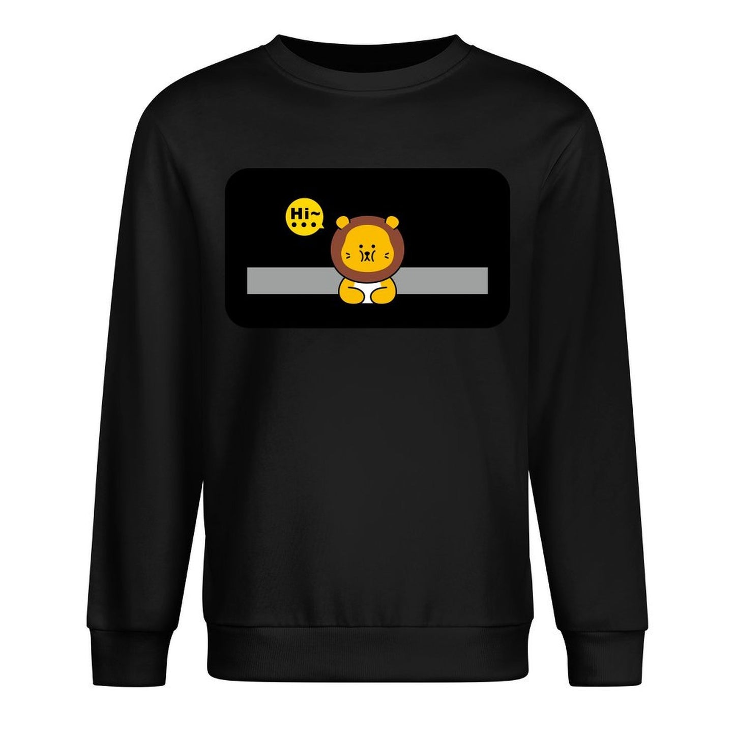 Front Patterned Long Sleeve TopLong Lasting Clean