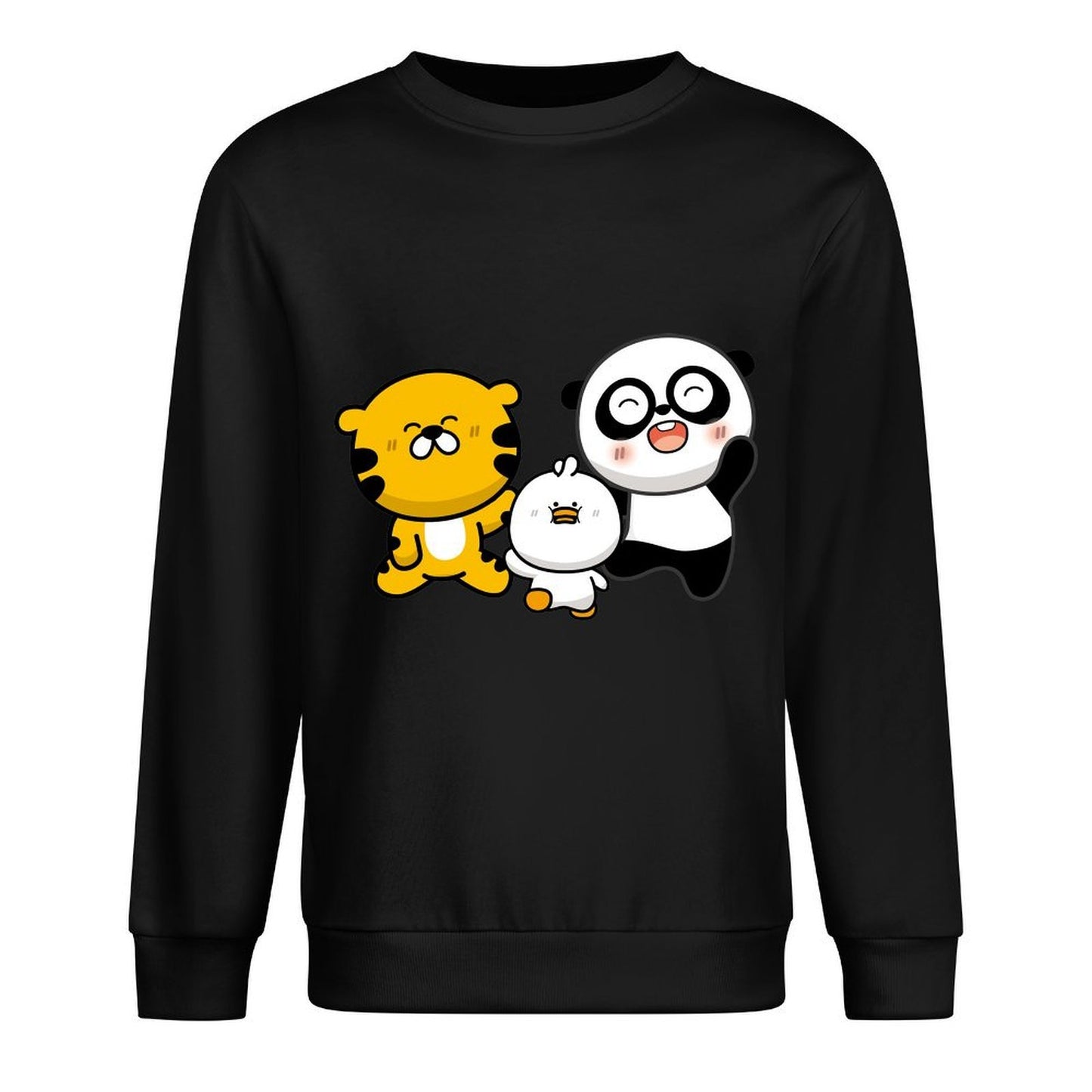 Front Patterned Long Sleeve TopPure BasicSeries