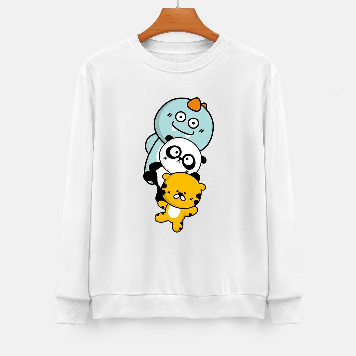 Front Patterned Long Sleeve TopHeritage PureStyle