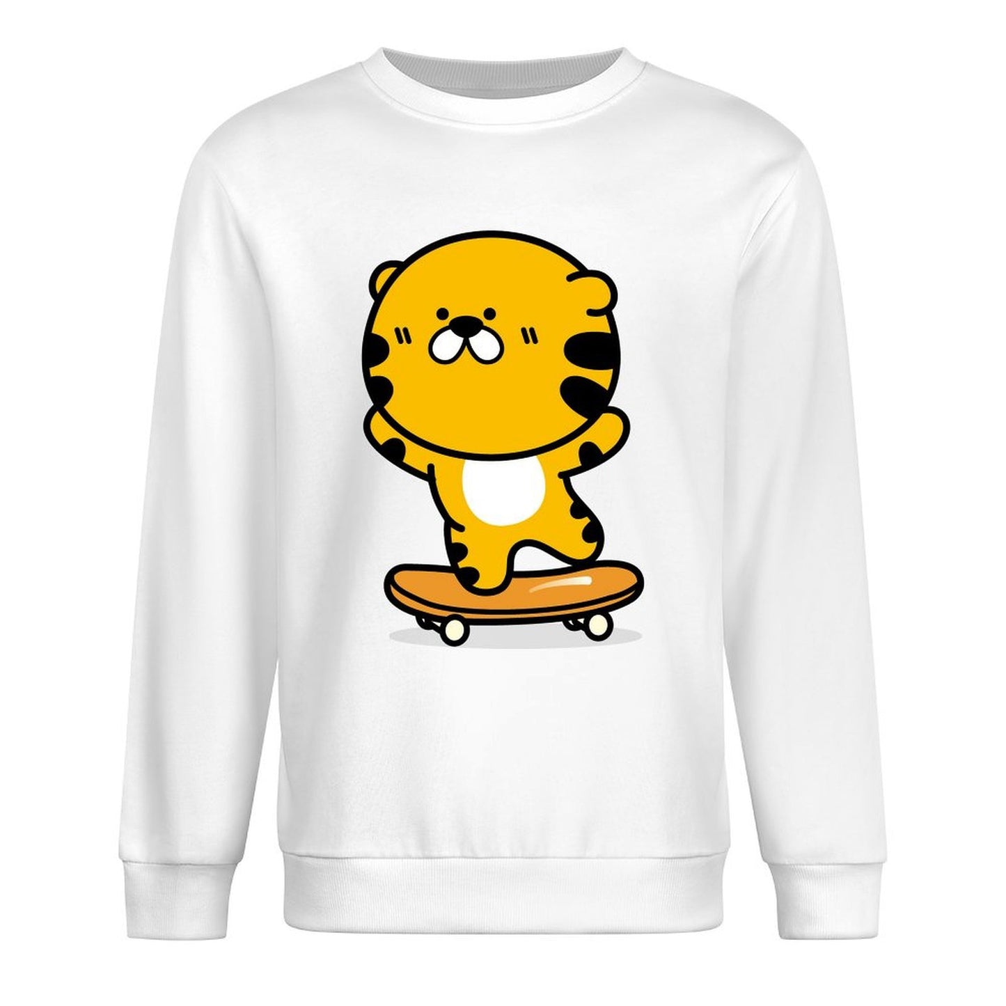 Front Patterned Long Sleeve TopEssential Refined