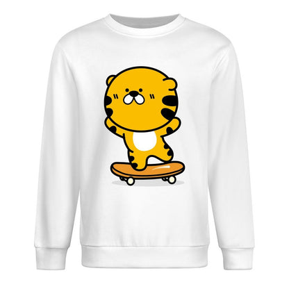 Front Patterned Long Sleeve TopEssential Refined