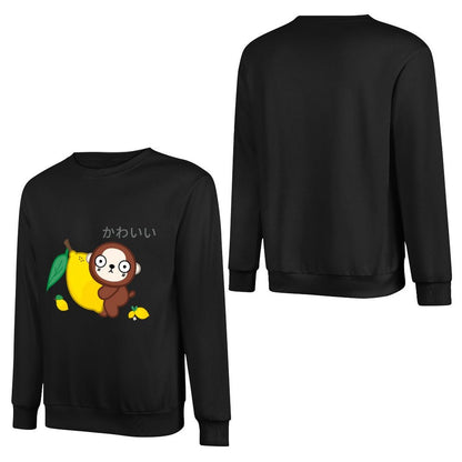 Front Patterned Long Sleeve TopComfortSeries Double-Stitched