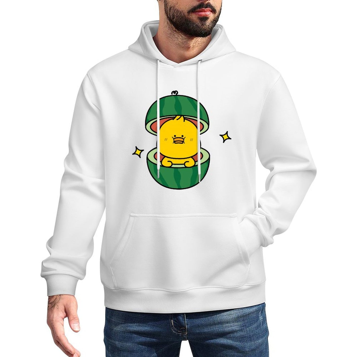 Signature Minimal Front Graphic Hoodies