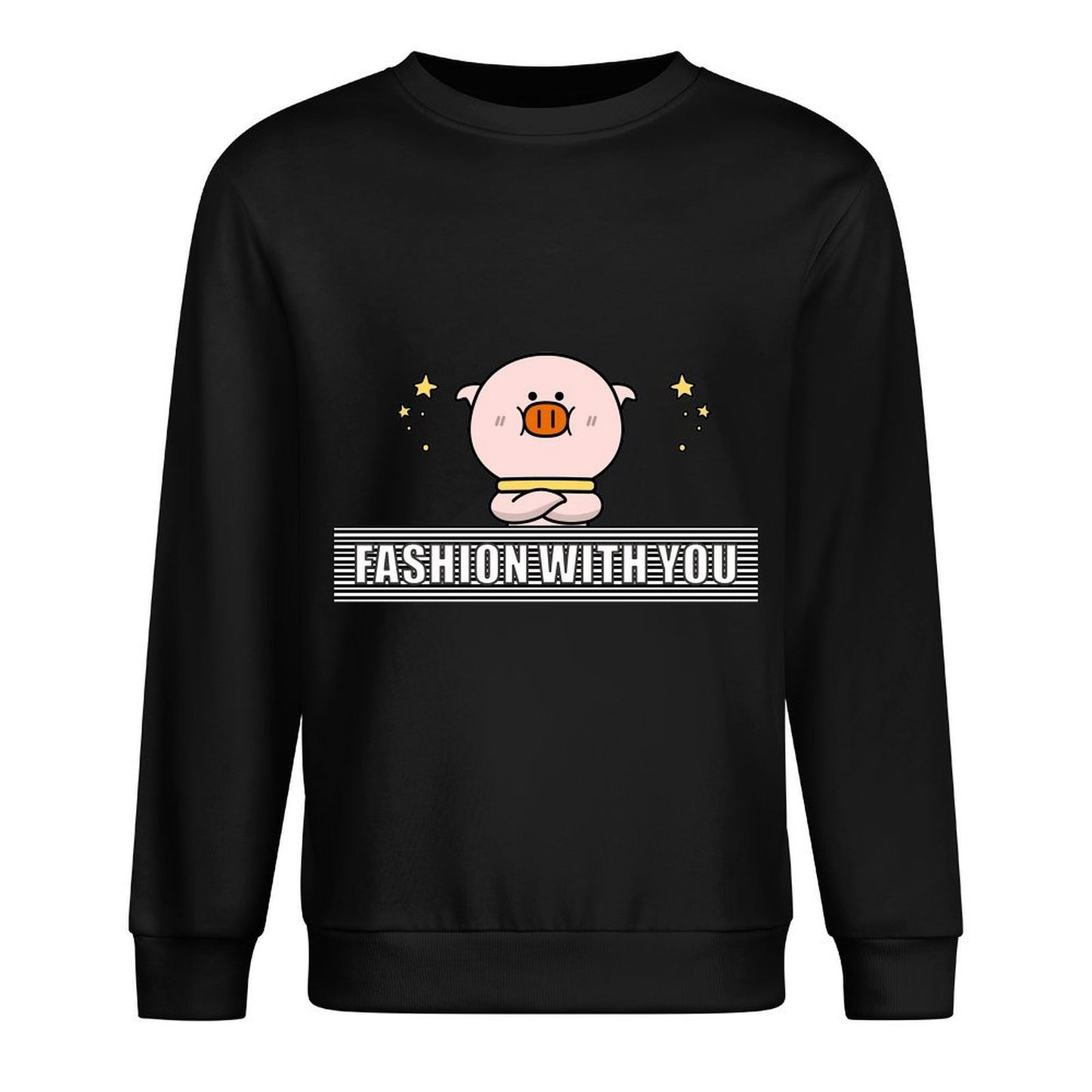 Front Patterned Long Sleeve TopEco-Conscious Eco / Sustainable