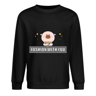 Front Patterned Long Sleeve TopEco-Conscious Eco / Sustainable