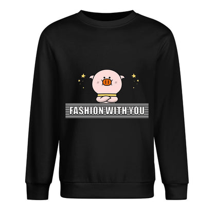 Front Patterned Long Sleeve TopEco-Conscious Eco / Sustainable