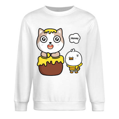 Front Patterned Long Sleeve TopStrong Sport