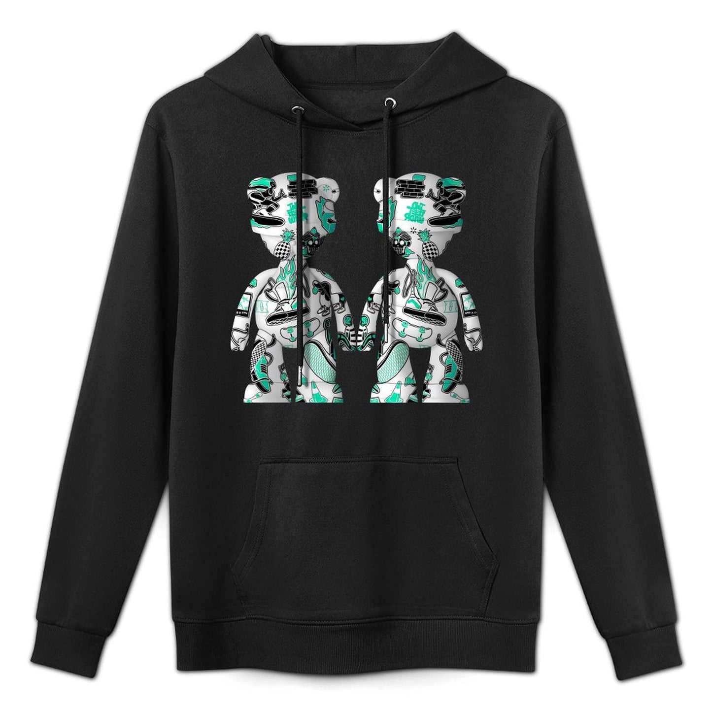 Hoodie Front PatternActive Vibrant Colors