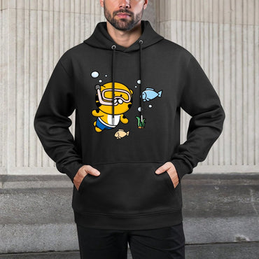 IPBR 250g Hooded Pocket Sweatshirt Front GraphicMen's Hooded  Sweatshirt4000003