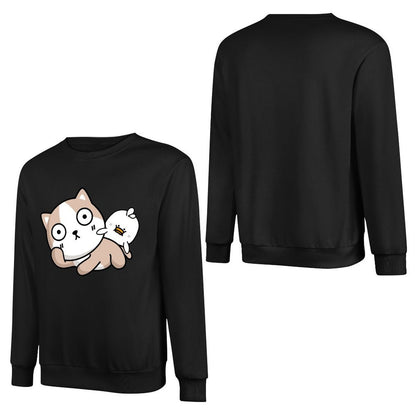 Front Patterned Long Sleeve TopRelaxed RegularFit