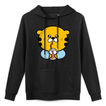 100% Cotton Sleek Front Graphic Hoodies