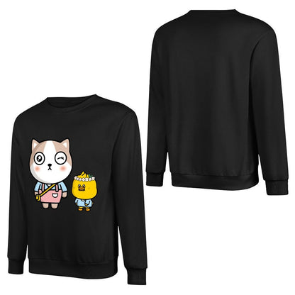 Front Patterned Long Sleeve TopPrint-Ready Casual